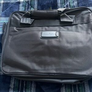 Calpak First Impression 16-inch Deluxe Laptop Briefcase in Black, NWT